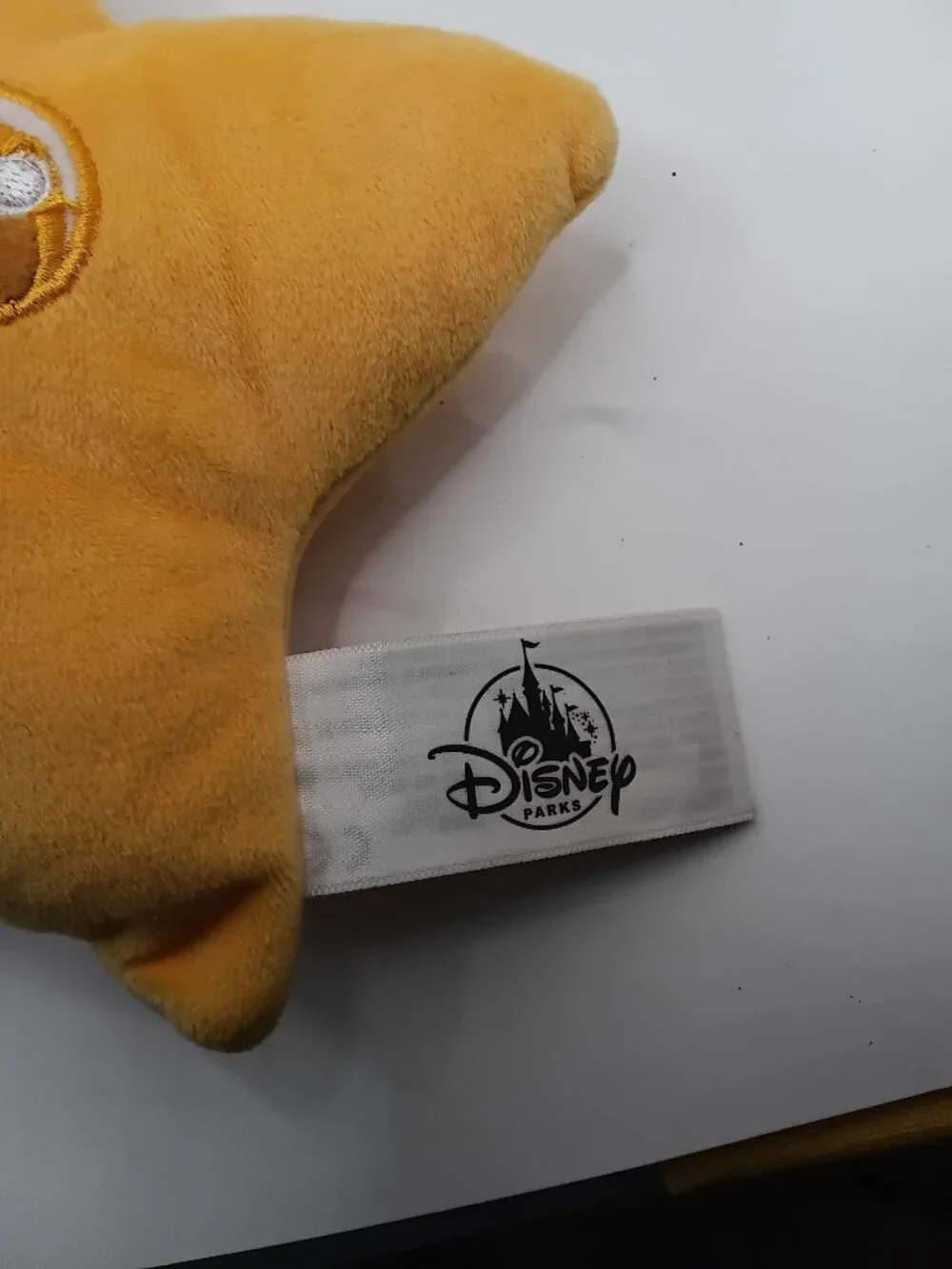 Disney Pixar Pier Star Plush Winking La Luna Gold Yellow 7”